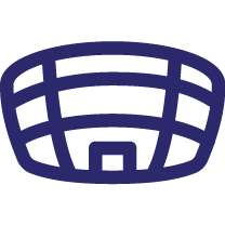 PTR12753 METRO Special Events Shuttle Services   Stadium Icon 100px