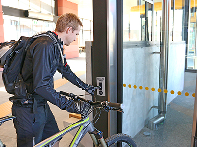 Bus Interchange bike loading - Step 2