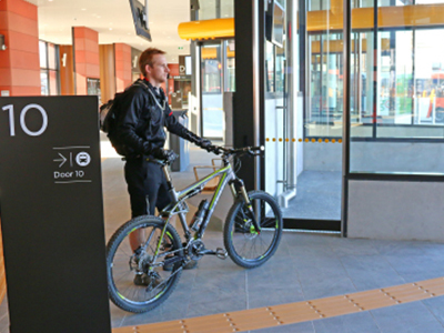 Bus Interchange bike loading - Step 1