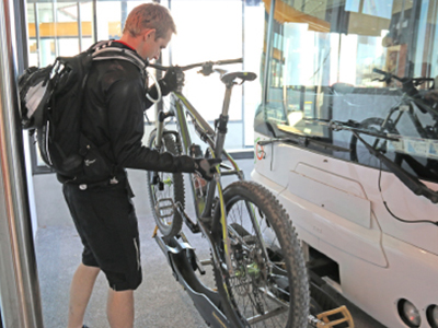 Bus Interchange bike loading - Step 3