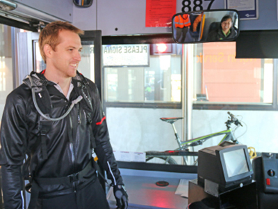 Bus Interchange bike loading - Step 4