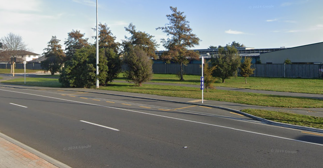 Street location location image template Halswell Rd